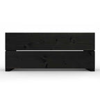 The Hastings Black Wooden Planter