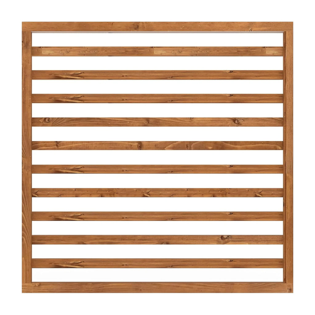 Sussex planter trellis panel, tan timber, hand-built in Kent
