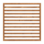 Sussex planter trellis panel, tan timber, hand-built in Kent