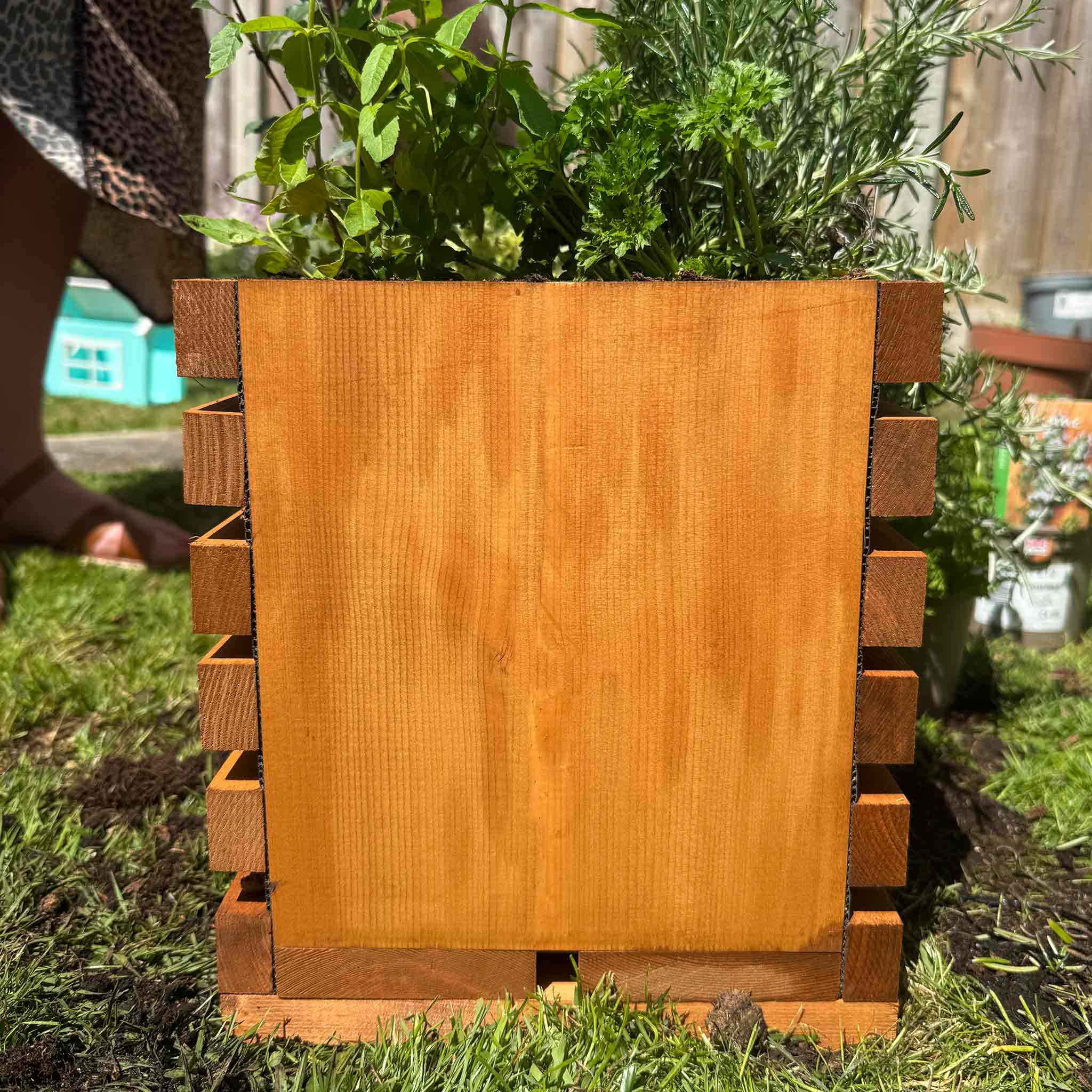 The Sussex Planter Outdoor Wooden Raised Bed