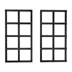 Sussex garden wall trellis double pack, handmade timber, Tan and Black